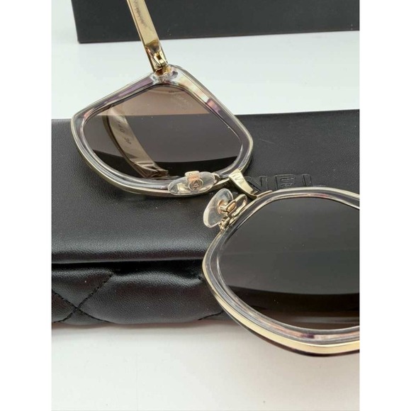 CHANEL Polarized Sunglasses WS12083 Brown – Side‎ Logo – 100% Authentic – Women main image 10